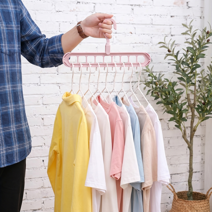 GanchoMax closet organizado